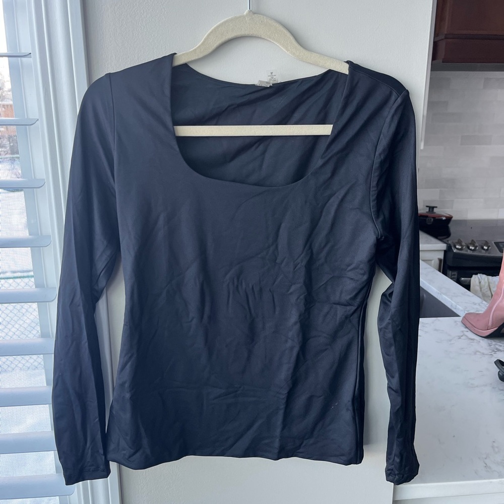 Long Sleeve Stretchy Shirt